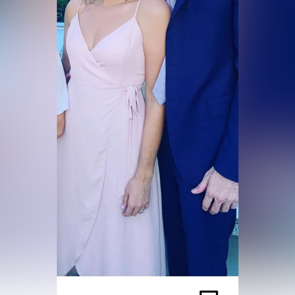Show me your Mumu Dusty Pink Crisp bridesmaid dress
